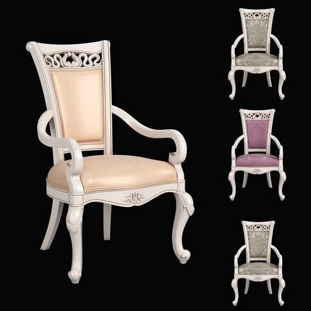 furniture - Carpenter Arm dining chair 3D Model