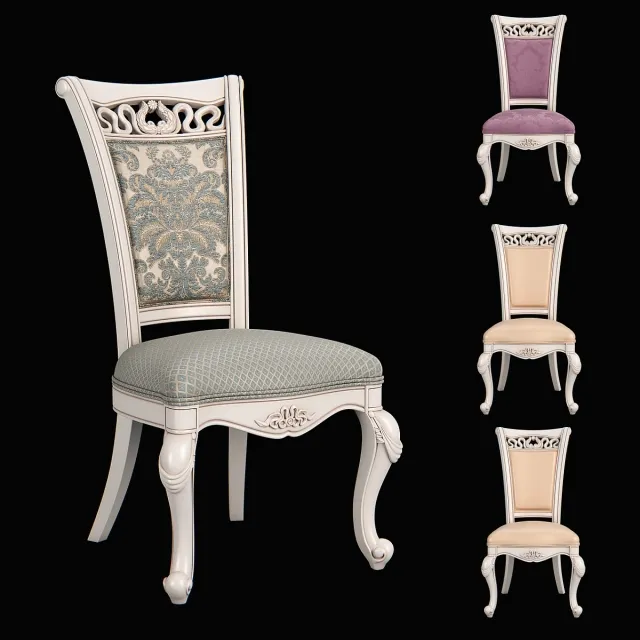 furniture - Carpenter dining chair A 573x680x1055 230 3D Model