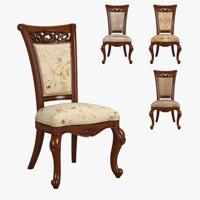 furniture - Carpenter dining chair A 573x680x1055_230_1 3D Model