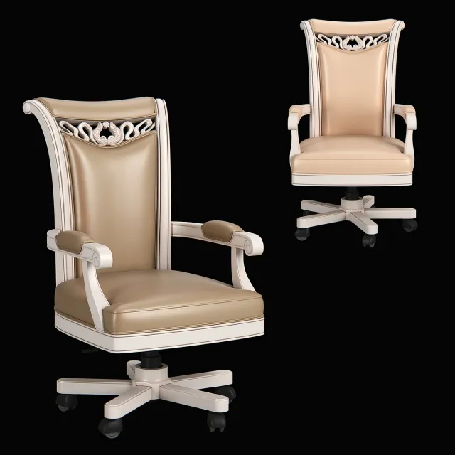 furniture - Carpenter Office chair 700x850x1065 230 3D Model