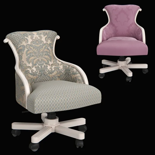 furniture - Carpenter small turning chair B 625x736x880 F 230 3D Model