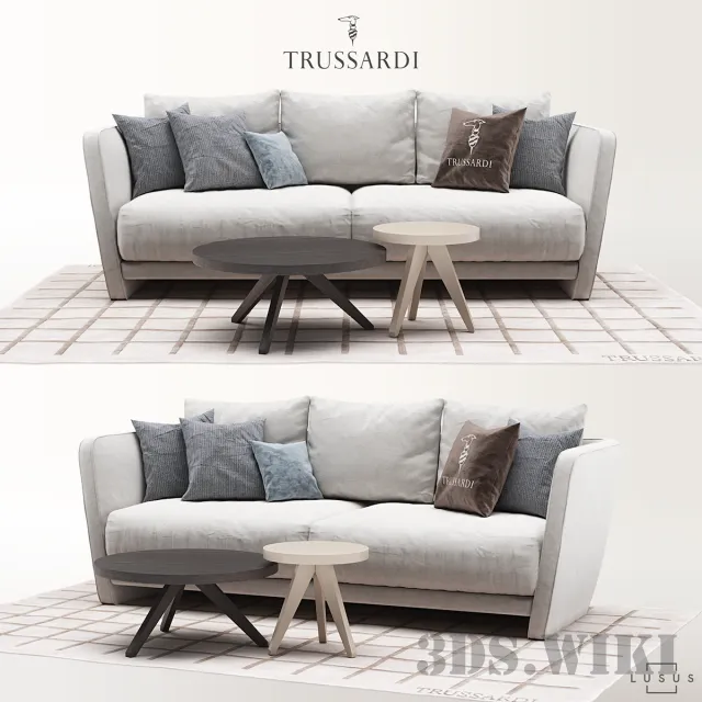 furniture - Casa Lightshell sofa set 3D Model