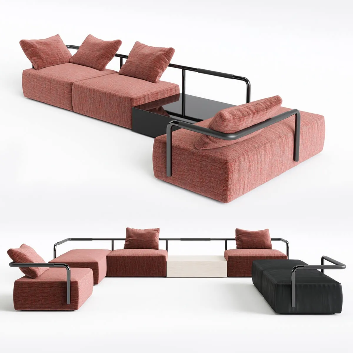 furniture - Cassina 503 soft props 3D Model