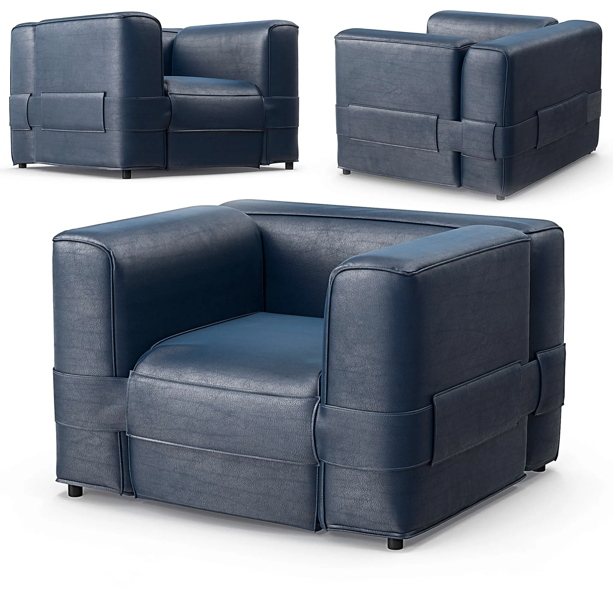 furniture - Cassina 932 armchair 3D Model