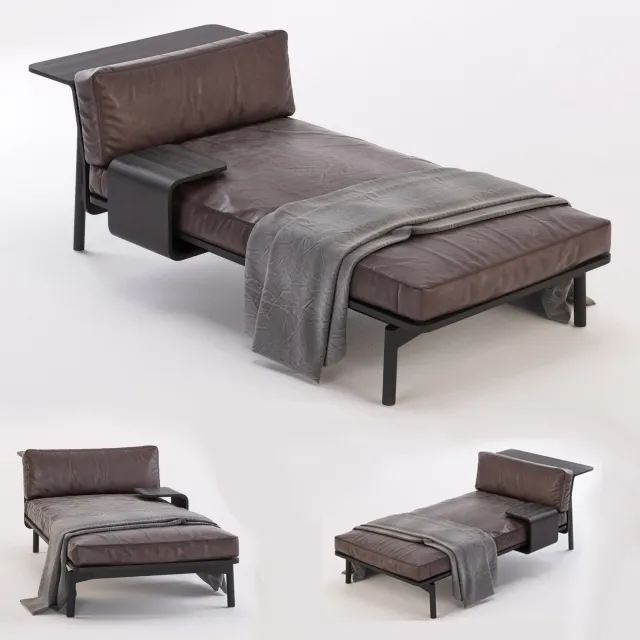 furniture - Cassina bed  288 3D Model
