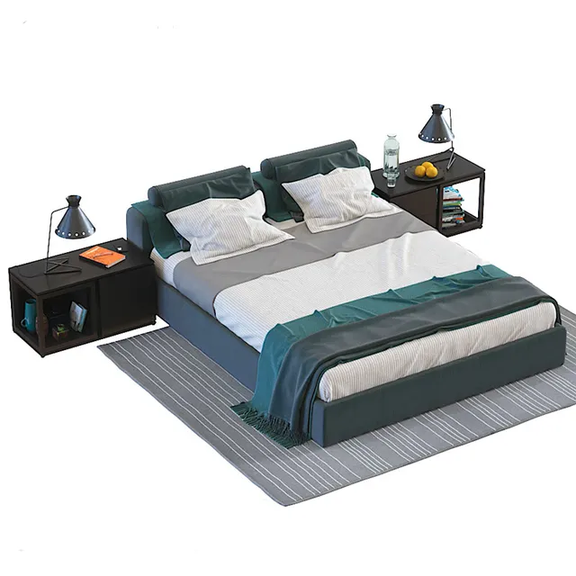 furniture - Cassina bed L34 3D Model