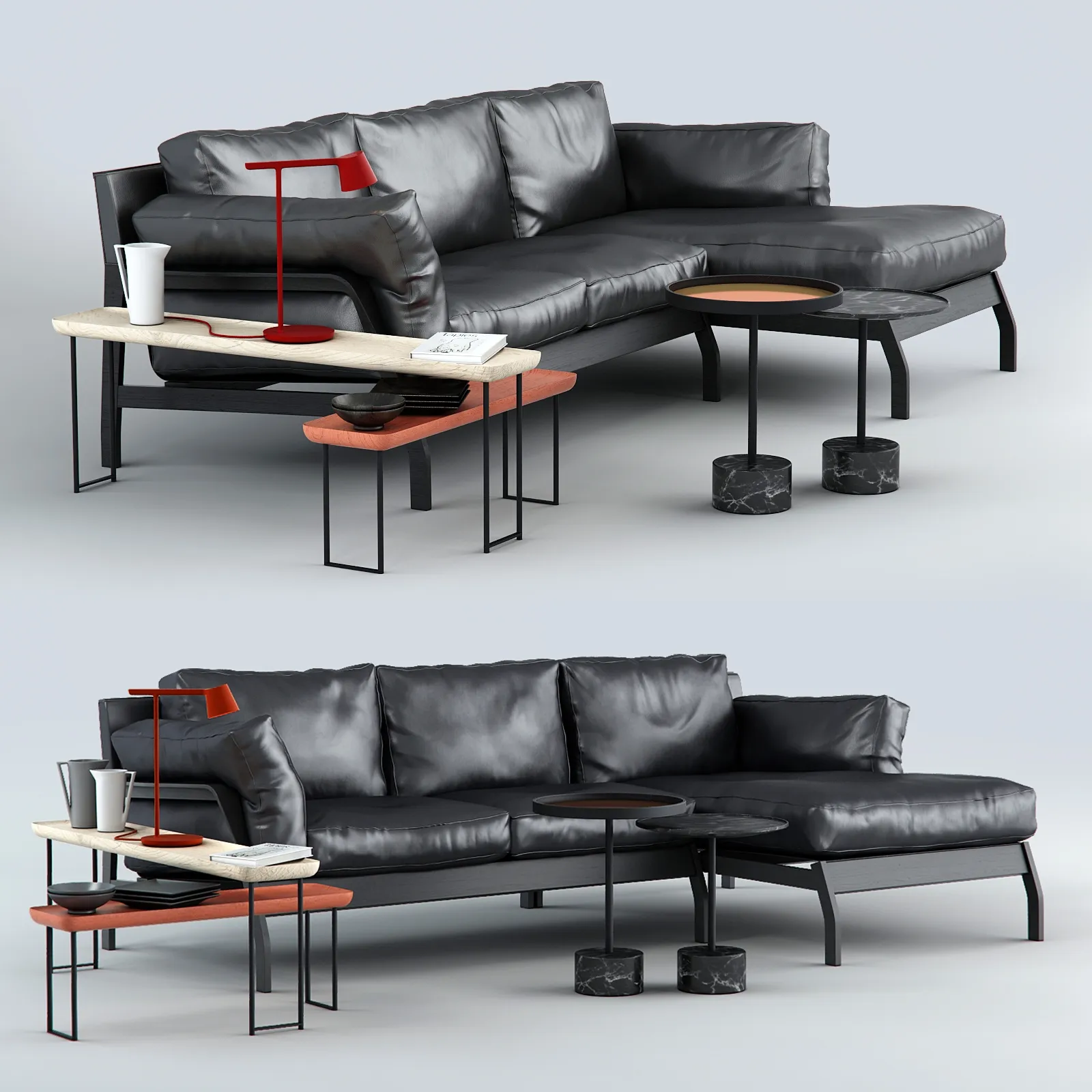 furniture - Cassina Eloro 285 Chaiselong 3D Model