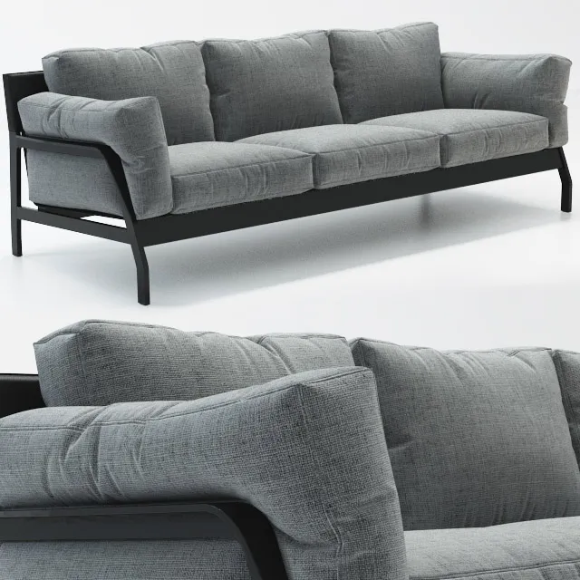 furniture - Cassina-Eloro sofa 098 3D Model