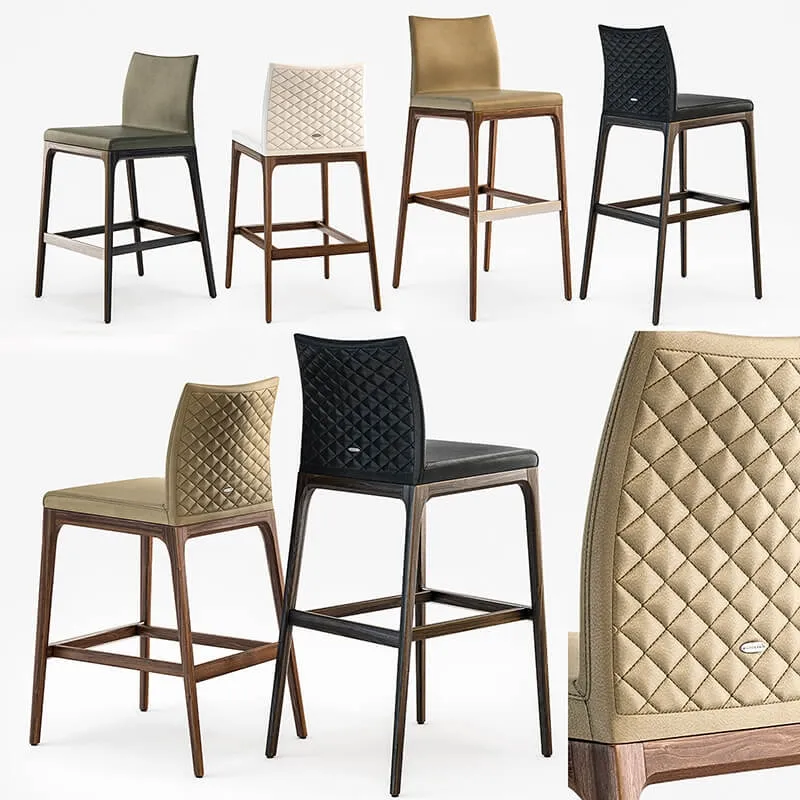 furniture - Cattelan Italia Arcadia couture stool 3D Model