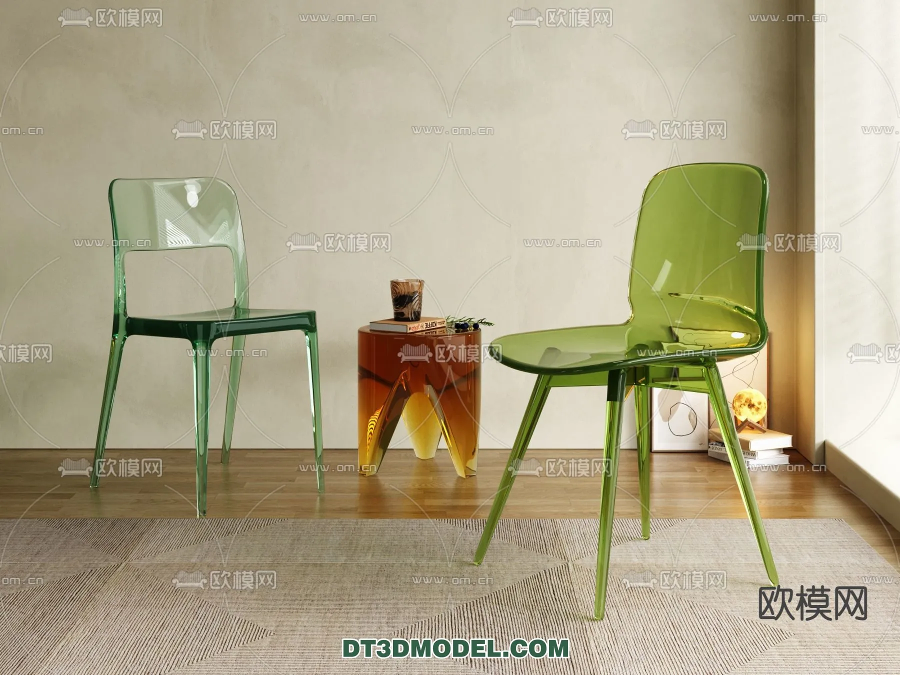 FURNITURE - CHAIR - 3D Model For Interior Design - 1961