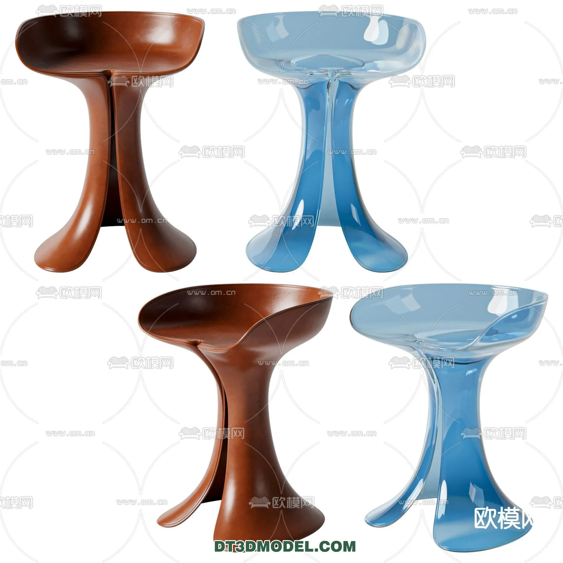 FURNITURE - CHAIR - 3D Model For Interior Design - 1962