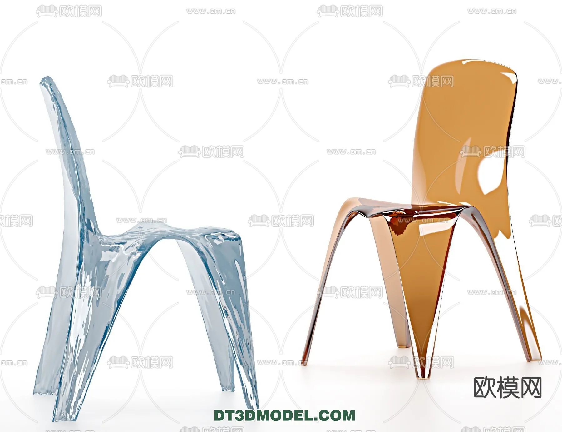 FURNITURE - CHAIR - 3D Model For Interior Design - 1963