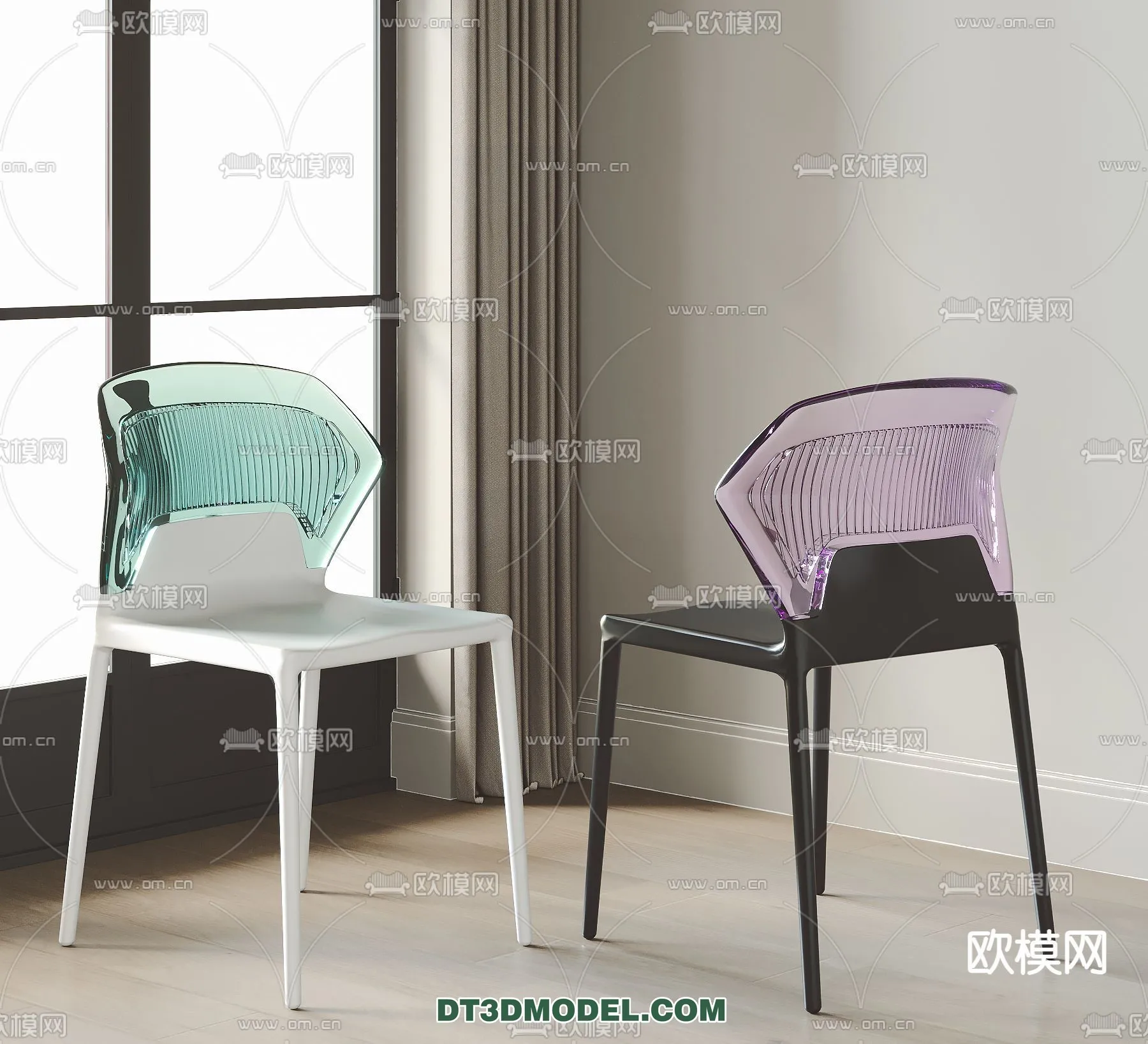 FURNITURE - CHAIR - 3D Model For Interior Design - 1972