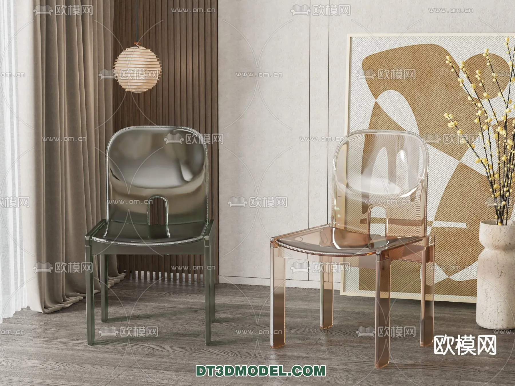 FURNITURE - CHAIR - 3D Model For Interior Design - 1978