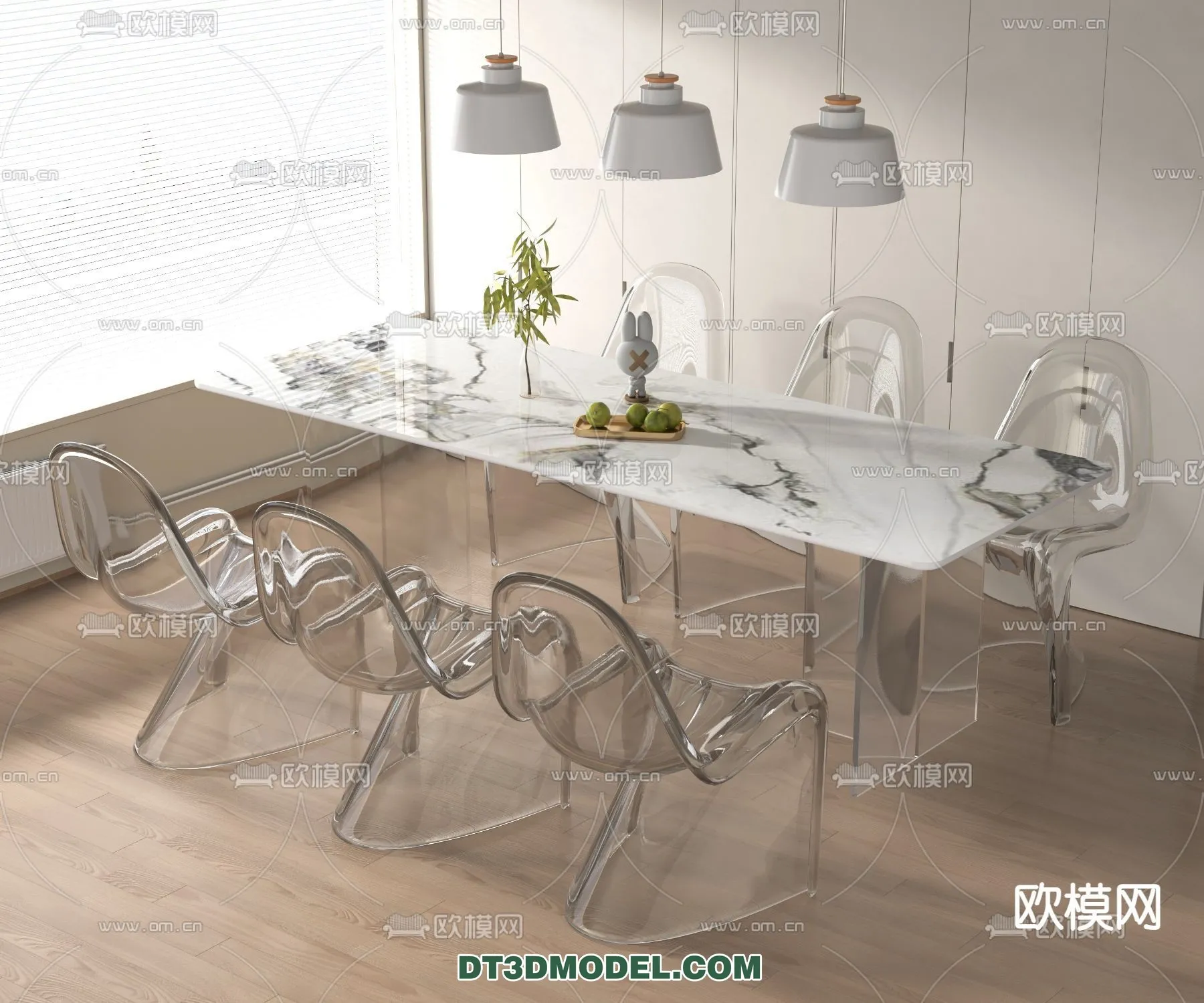 FURNITURE - CHAIR - 3D Model For Interior Design - 1981