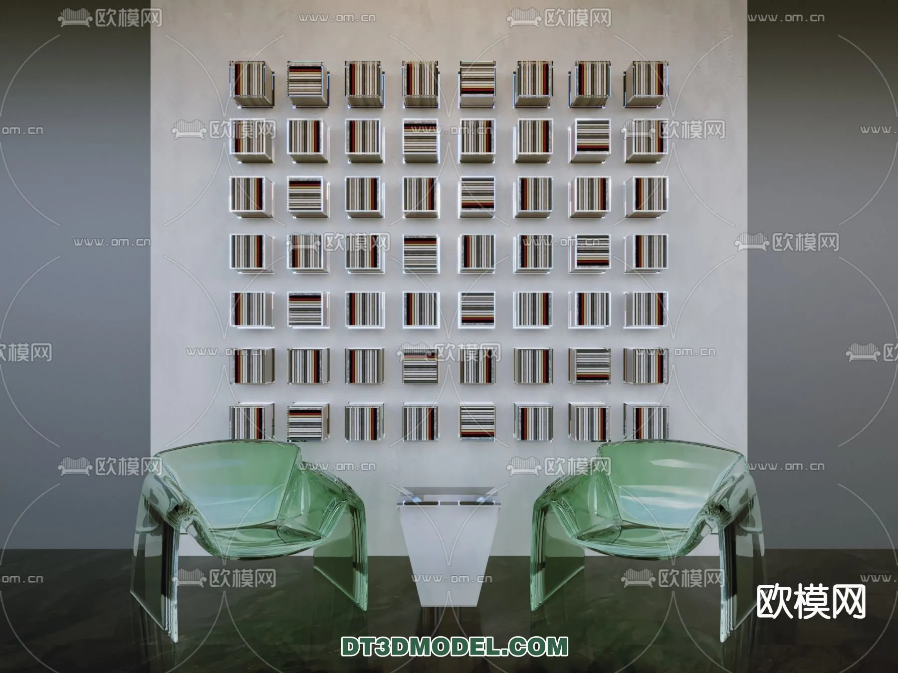 FURNITURE - CHAIR - 3D Model For Interior Design - 1993