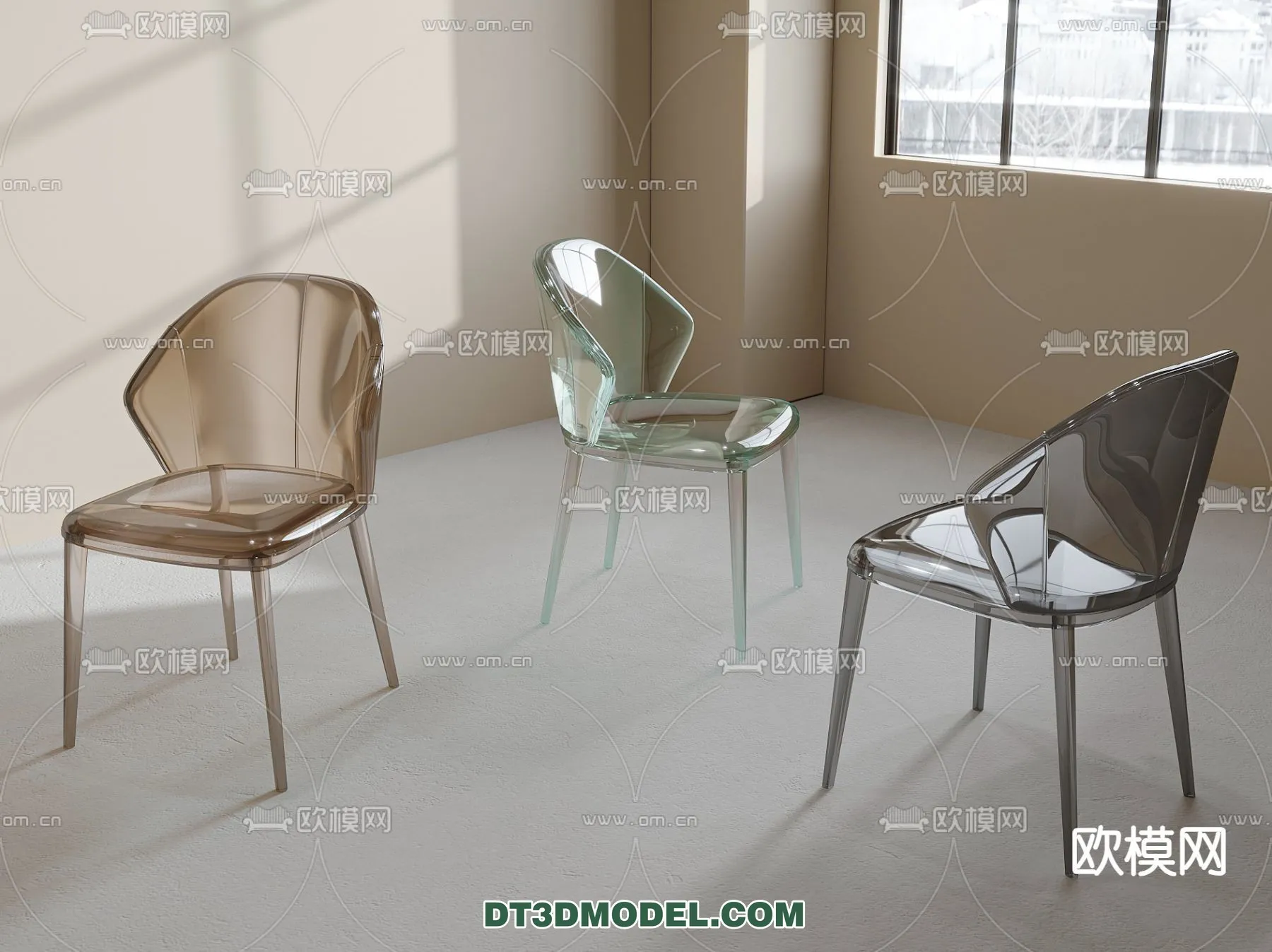 FURNITURE - CHAIR - 3D Model For Interior Design - 1996