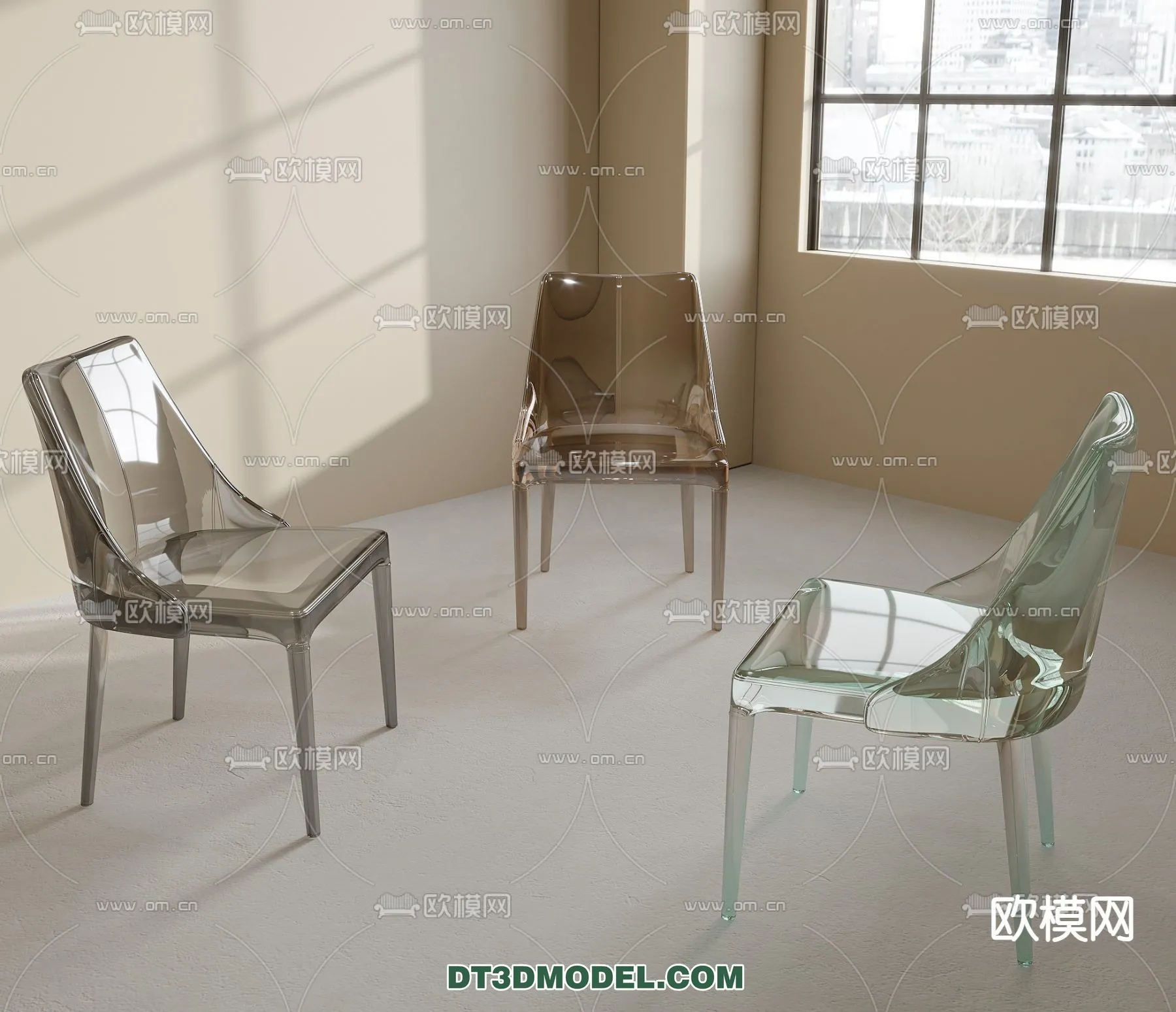 FURNITURE - CHAIR - 3D Model For Interior Design - 1997