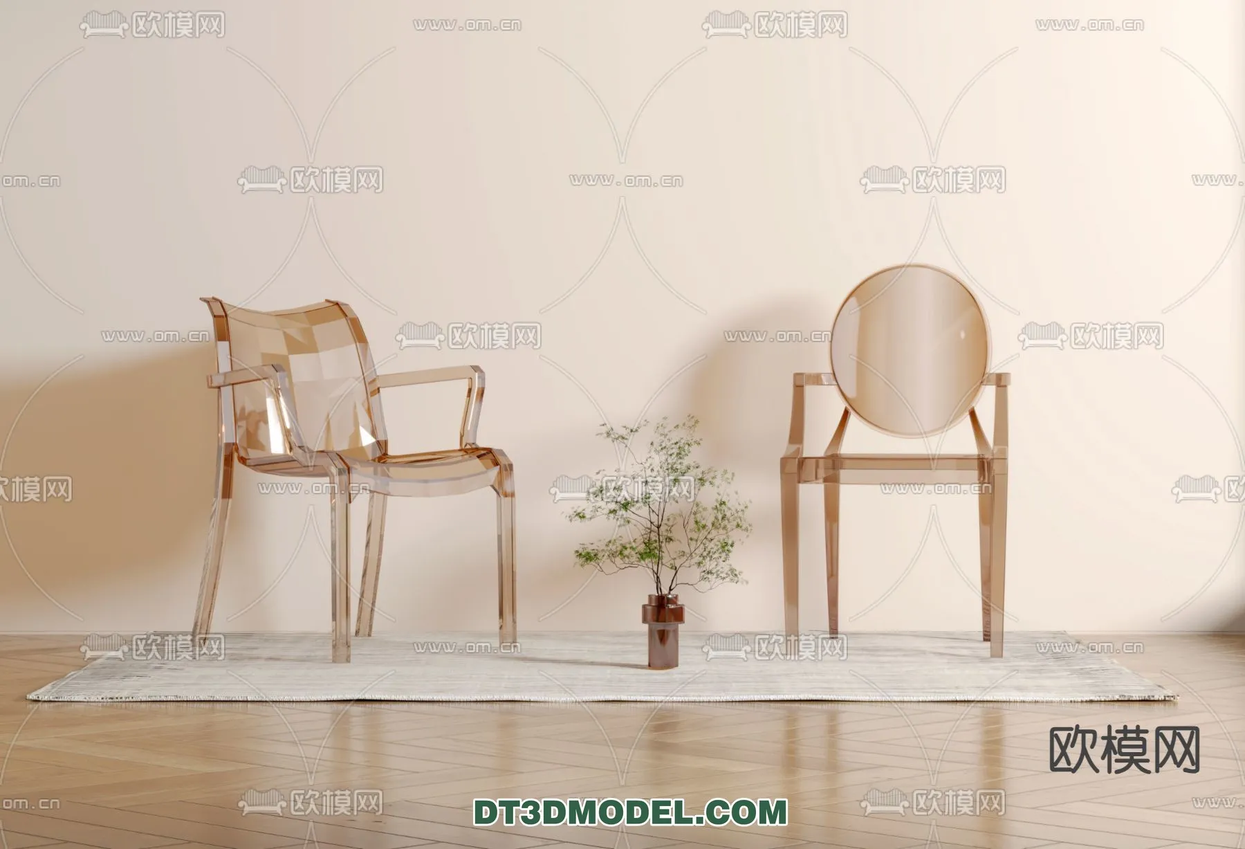 FURNITURE - CHAIR - 3D Model For Interior Design - 2000
