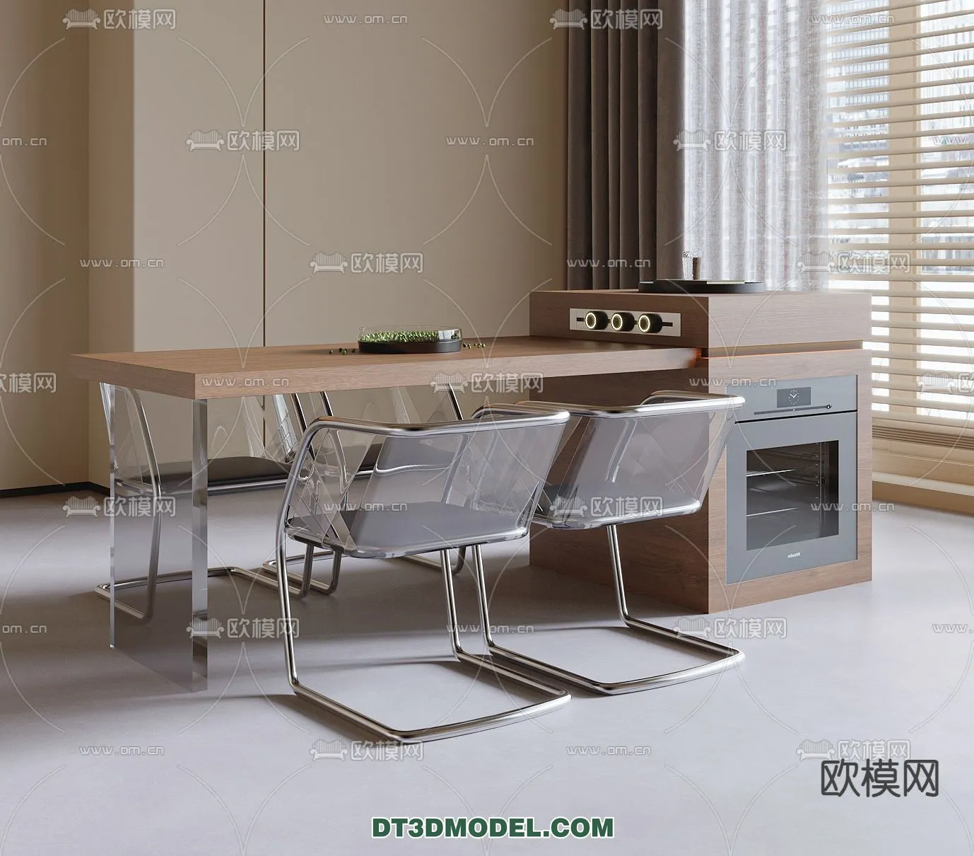 FURNITURE - CHAIR - 3D Model For Interior Design - 2002