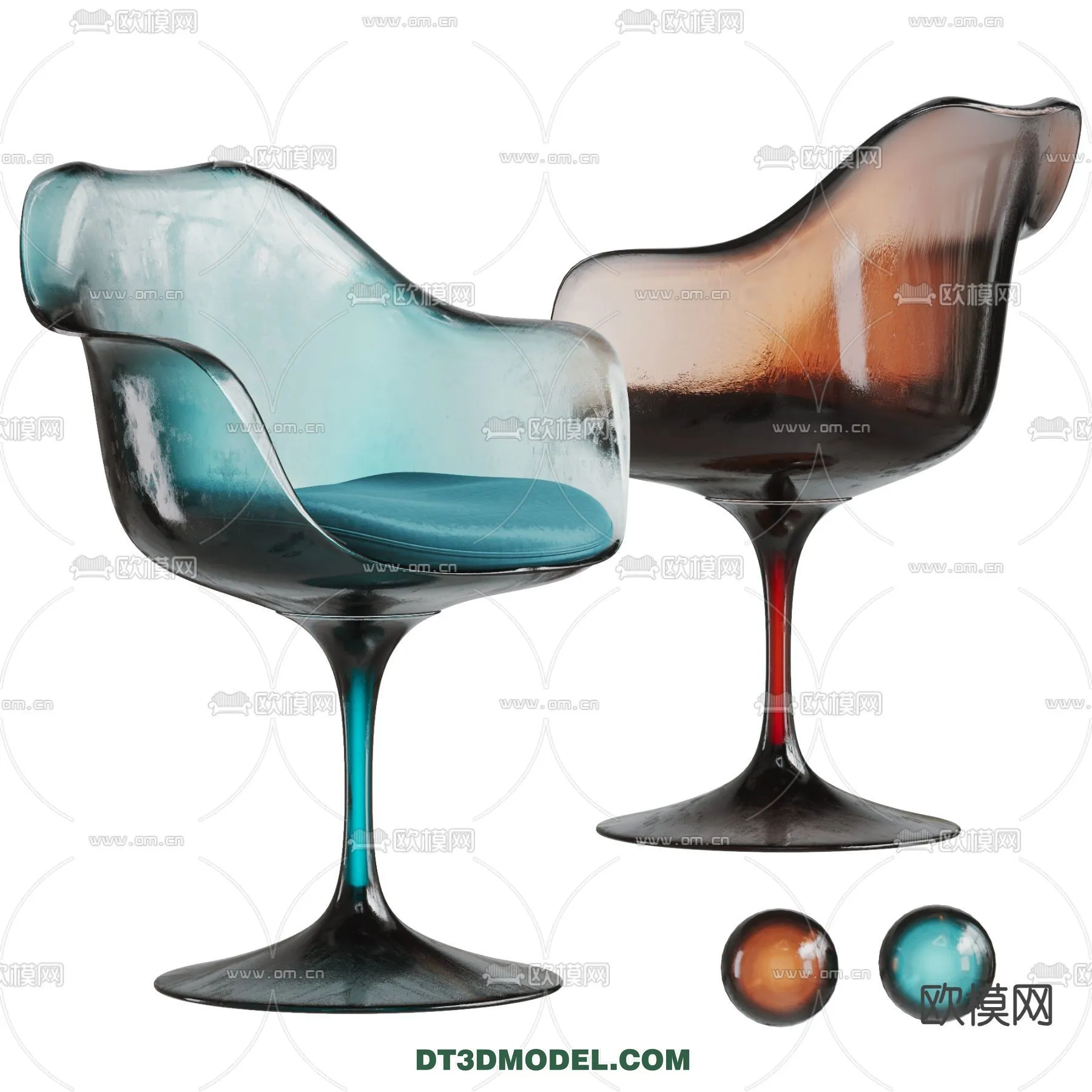 FURNITURE - CHAIR - 3D Model For Interior Design - 2004