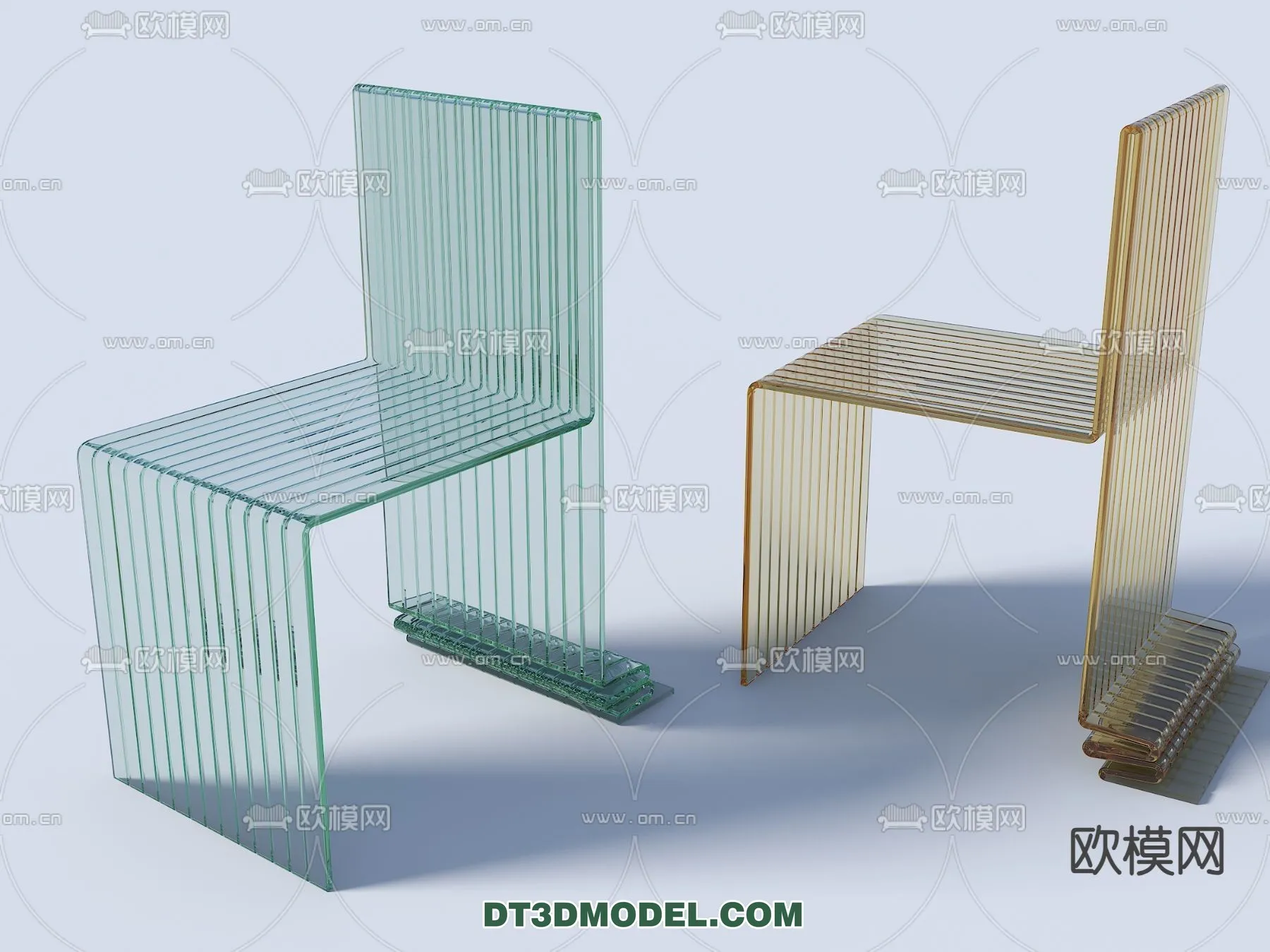 FURNITURE - CHAIR - 3D Model For Interior Design - 2010