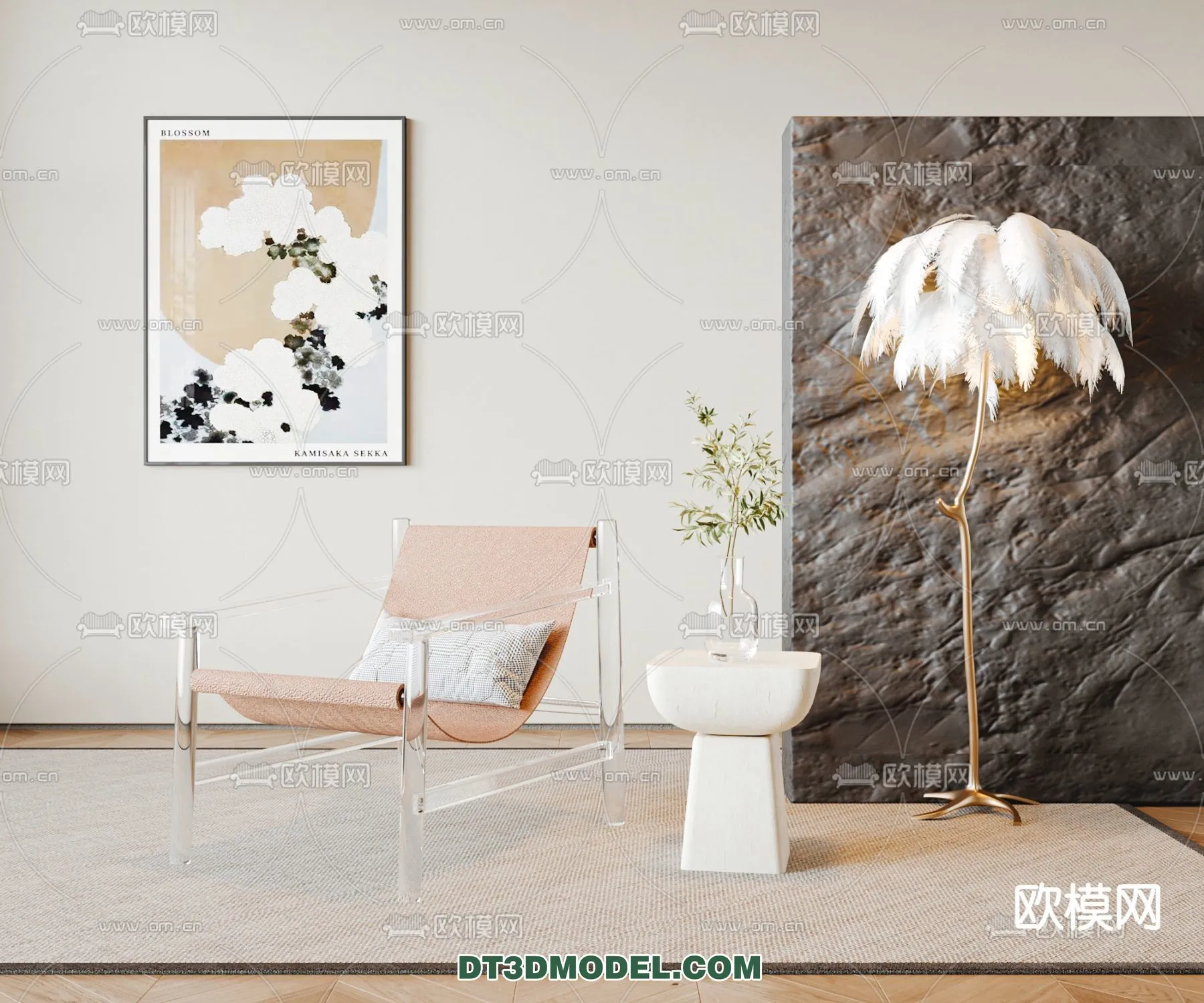 FURNITURE - CHAIR - 3D Model For Interior Design - 2014