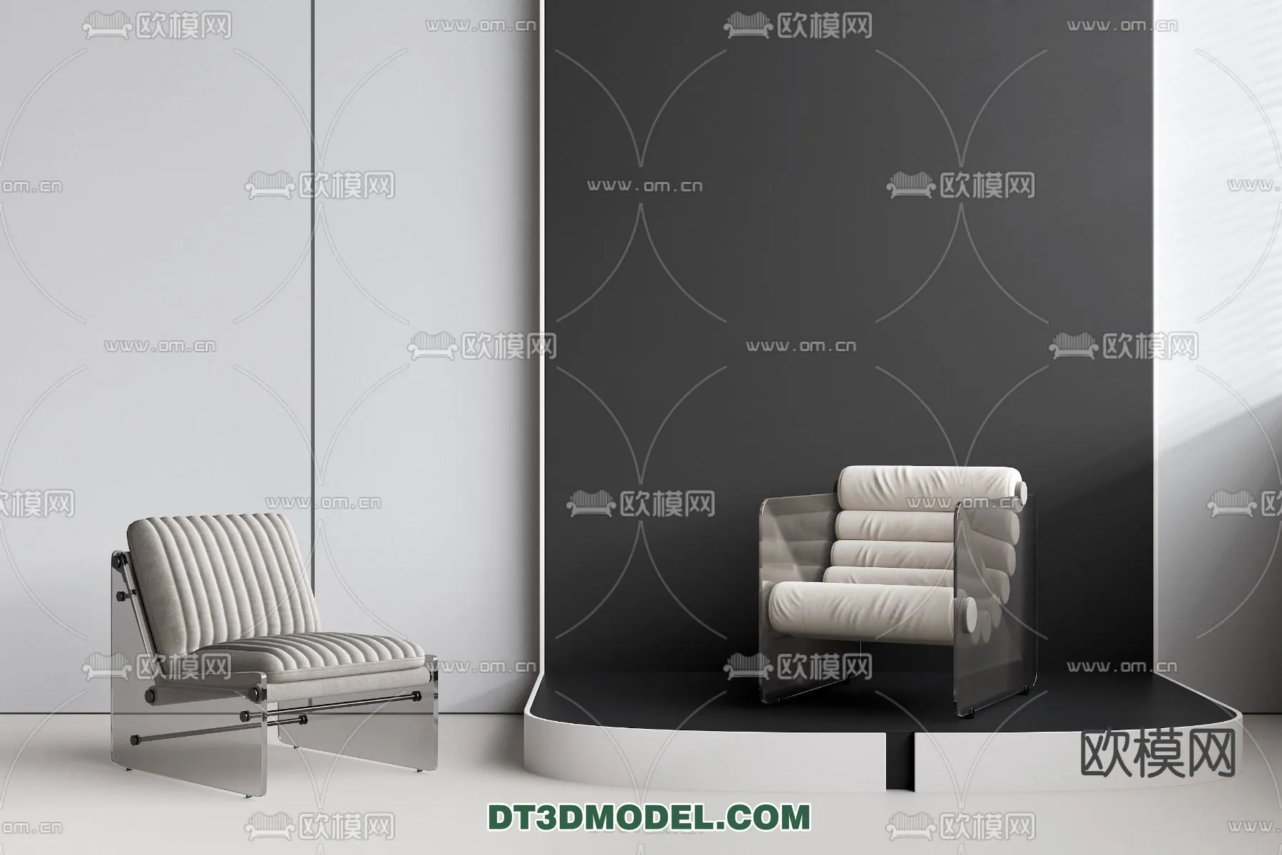 FURNITURE - CHAIR - 3D Model For Interior Design - 2017