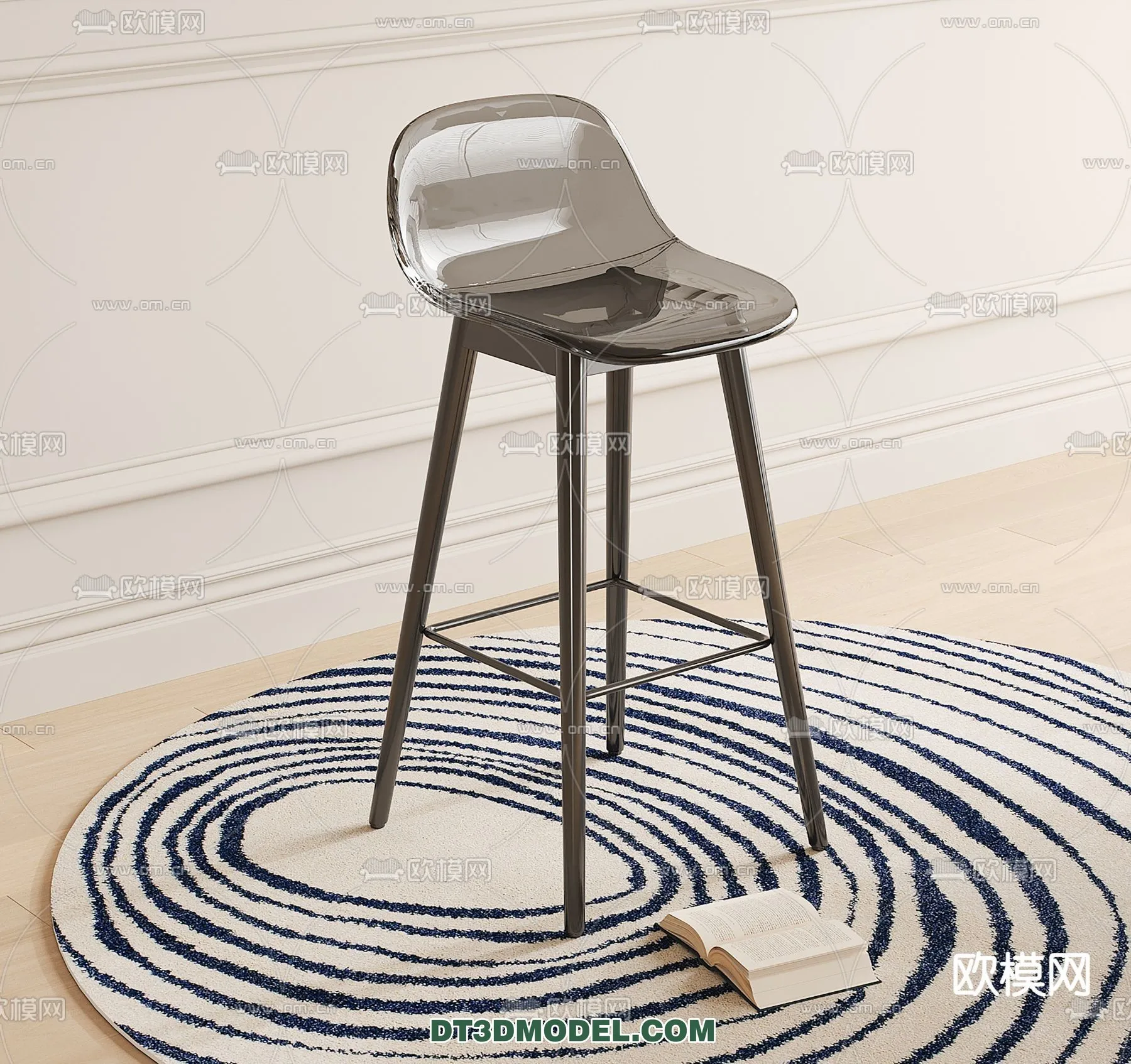 FURNITURE - CHAIR - 3D Model For Interior Design - 2024