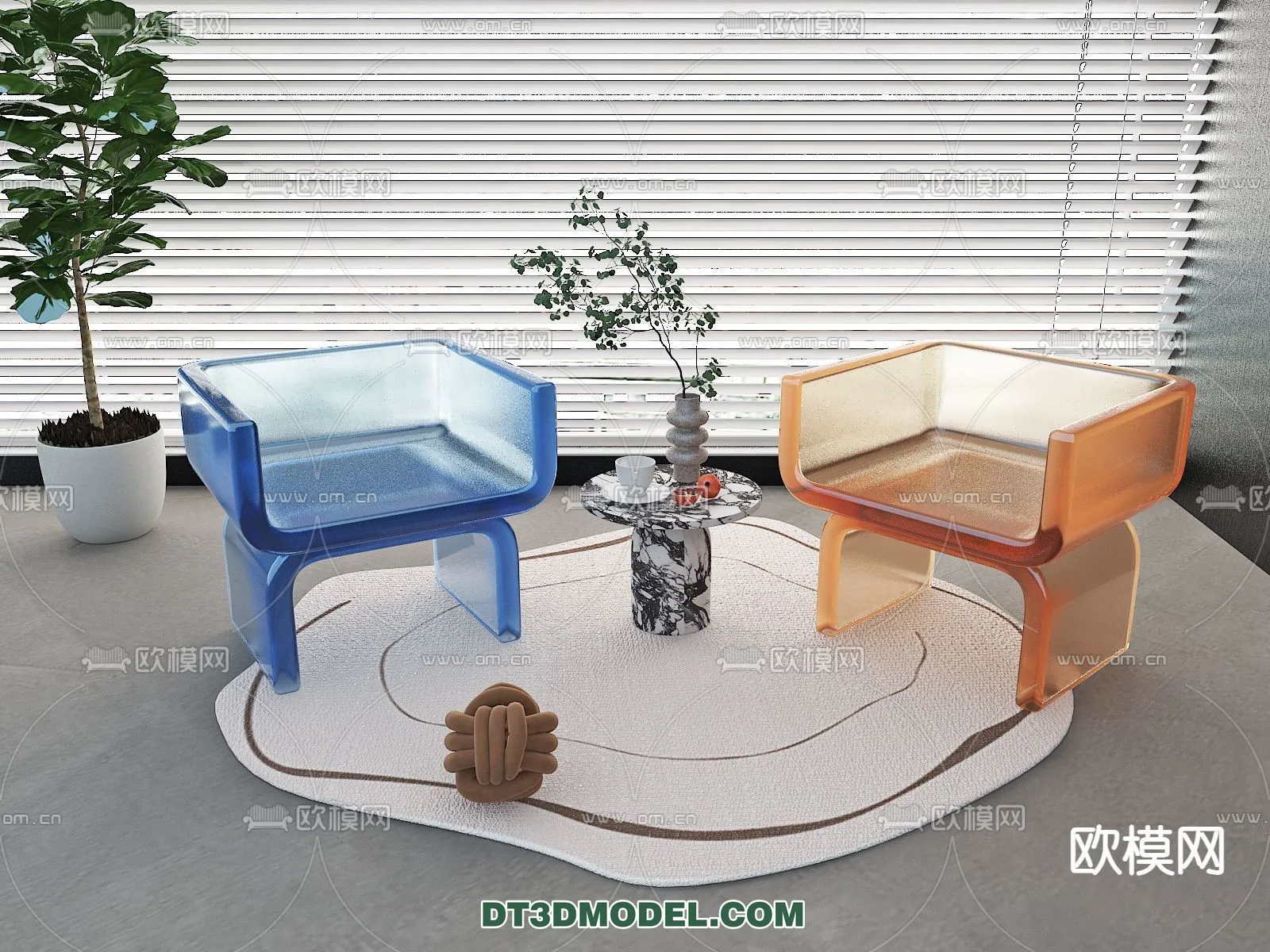 FURNITURE - CHAIR - 3D Model For Interior Design - 2026