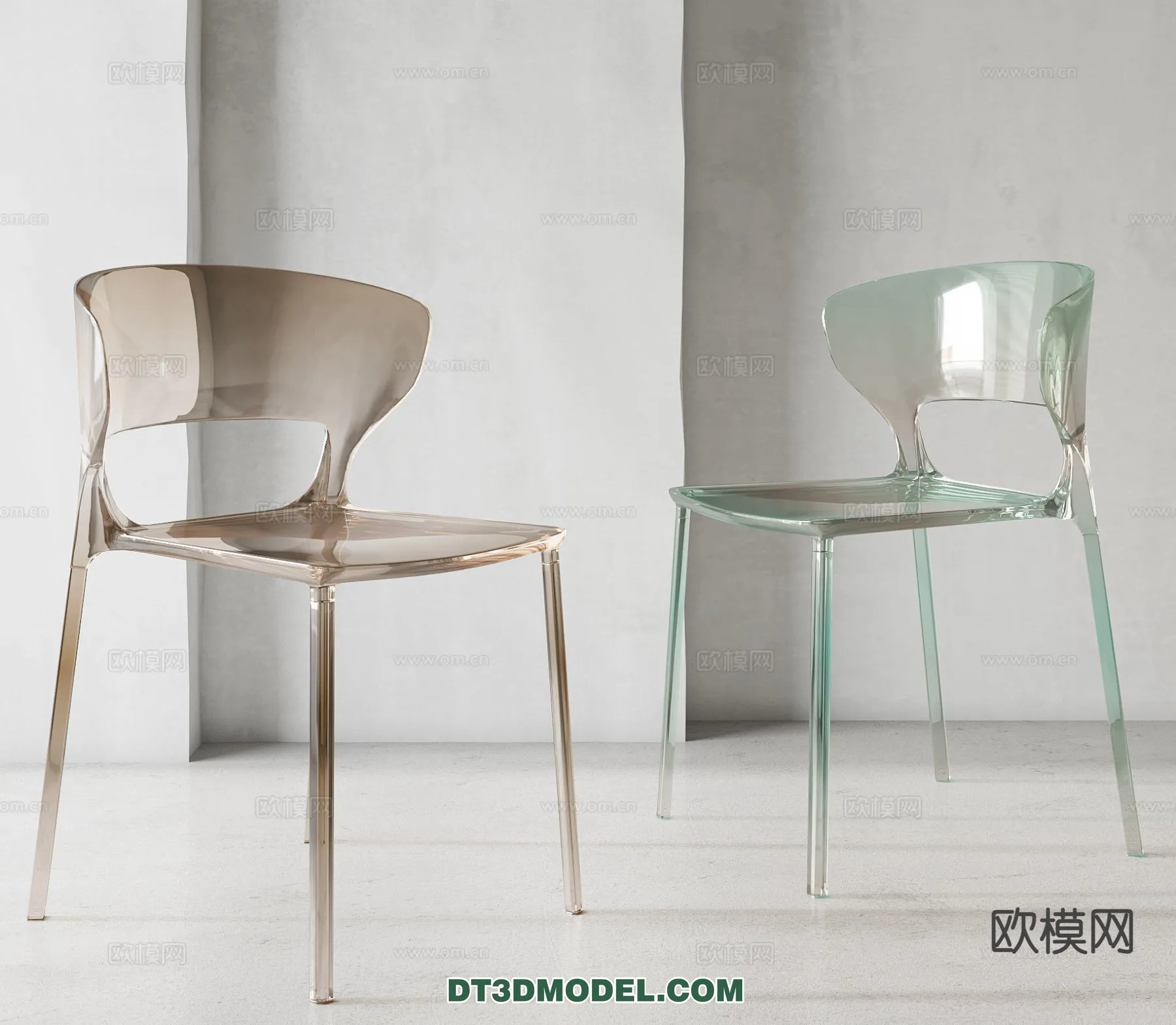 FURNITURE - CHAIR - 3D Model For Interior Design - 2029