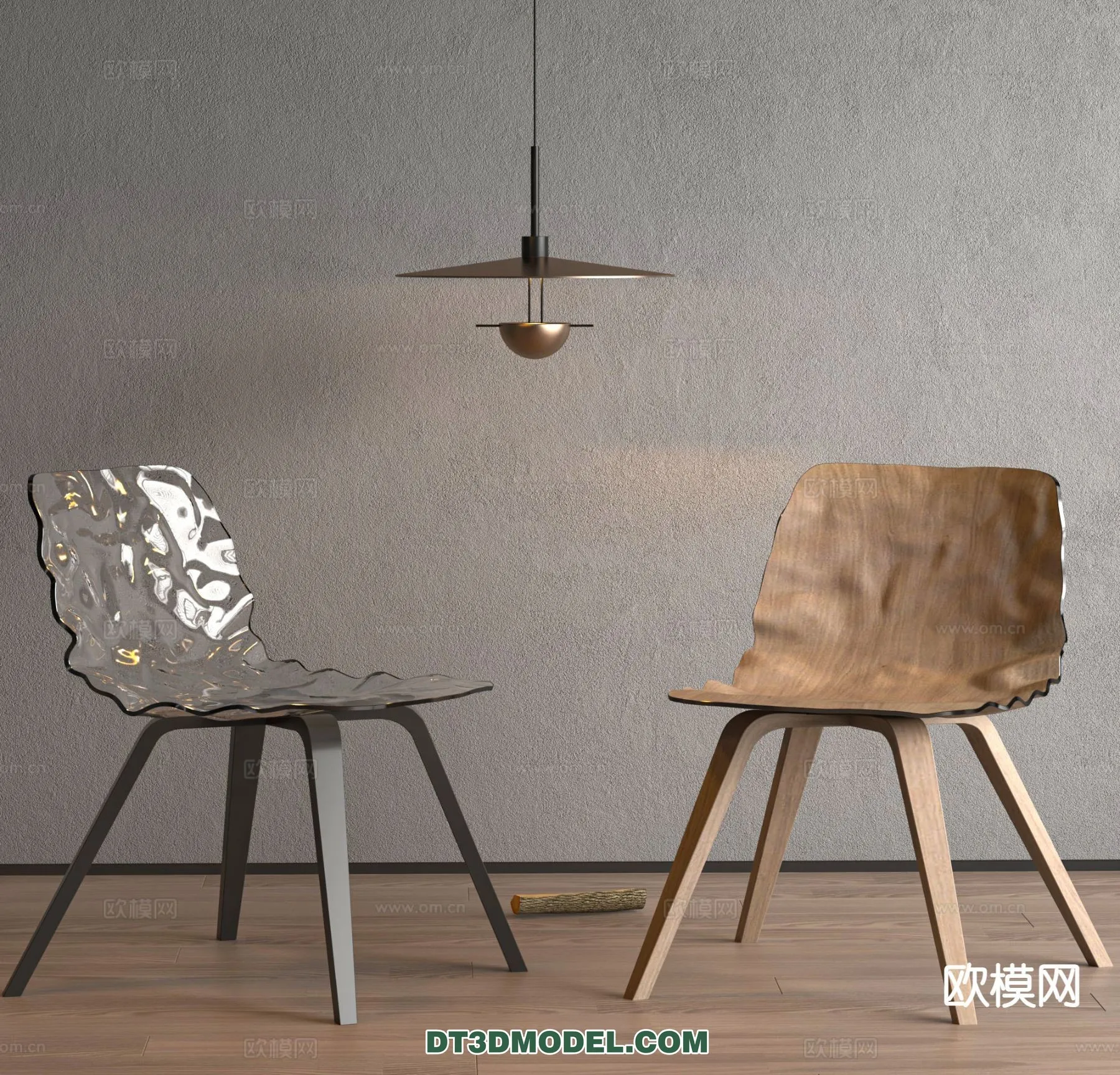 FURNITURE - CHAIR - 3D Model For Interior Design - 2031