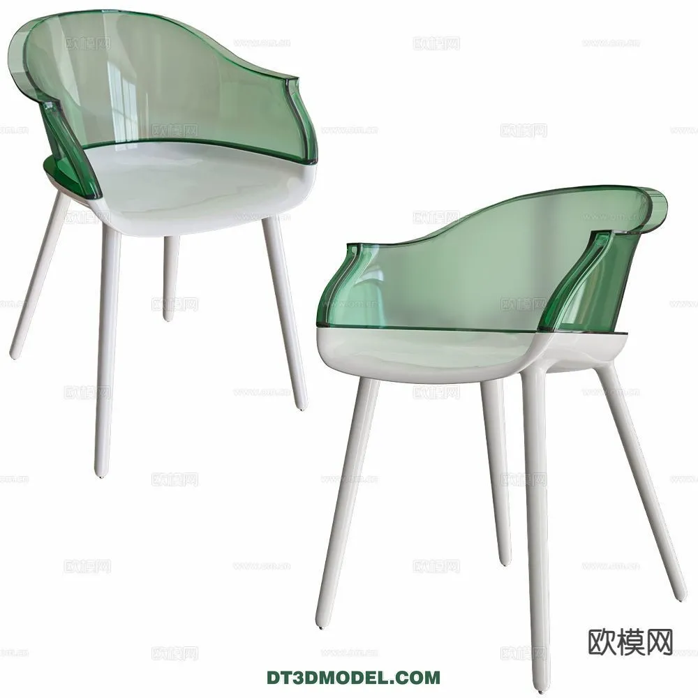 FURNITURE - CHAIR - 3D Model For Interior Design - 2037