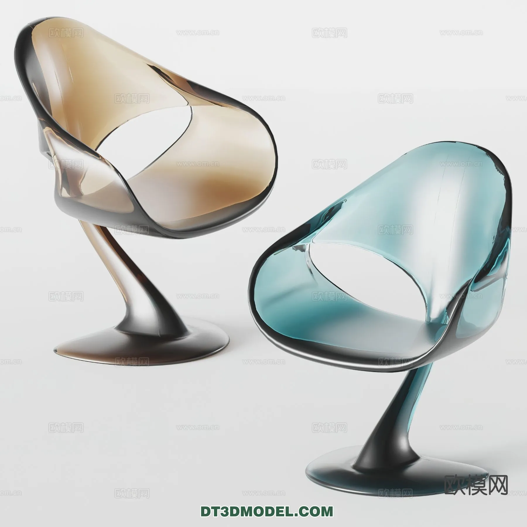 FURNITURE - CHAIR - 3D Model For Interior Design - 2041