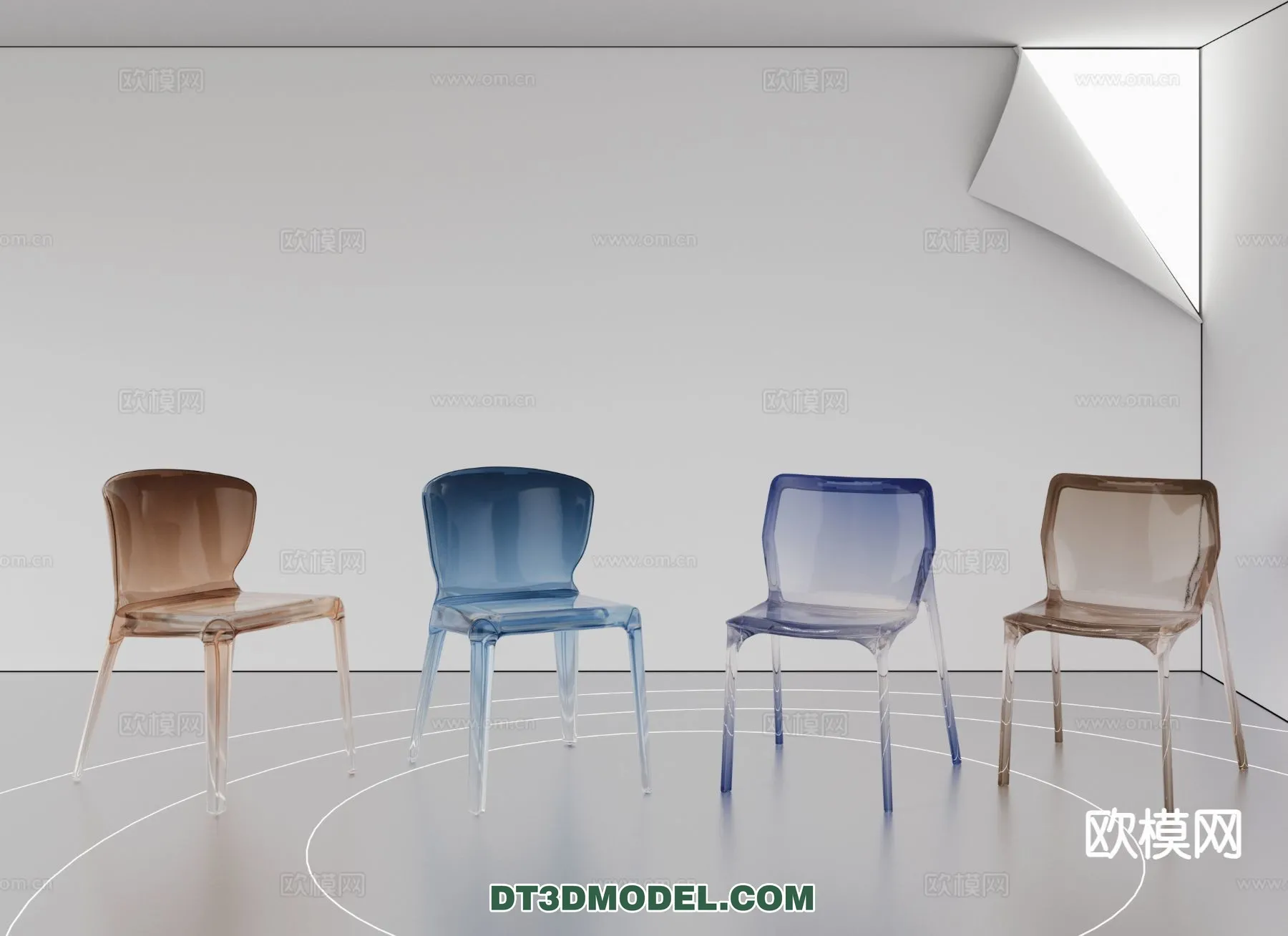 FURNITURE - CHAIR - 3D Model For Interior Design - 2047
