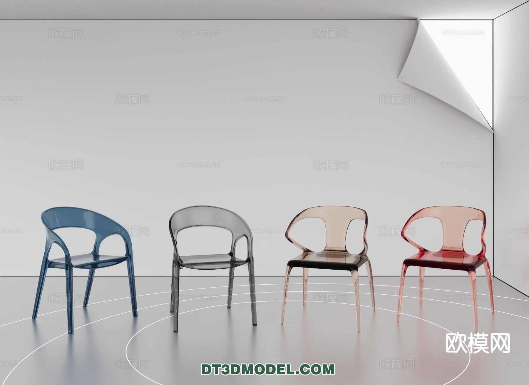 FURNITURE - CHAIR - 3D Model For Interior Design - 2048