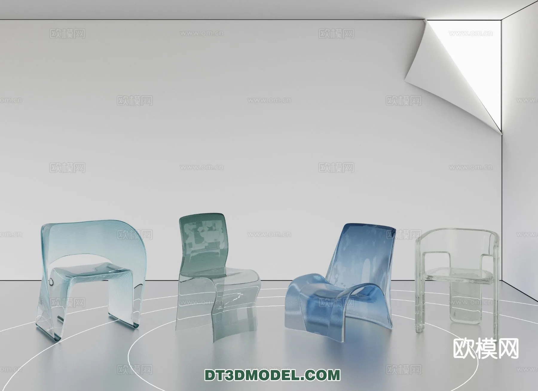 FURNITURE - CHAIR - 3D Model For Interior Design - 2049