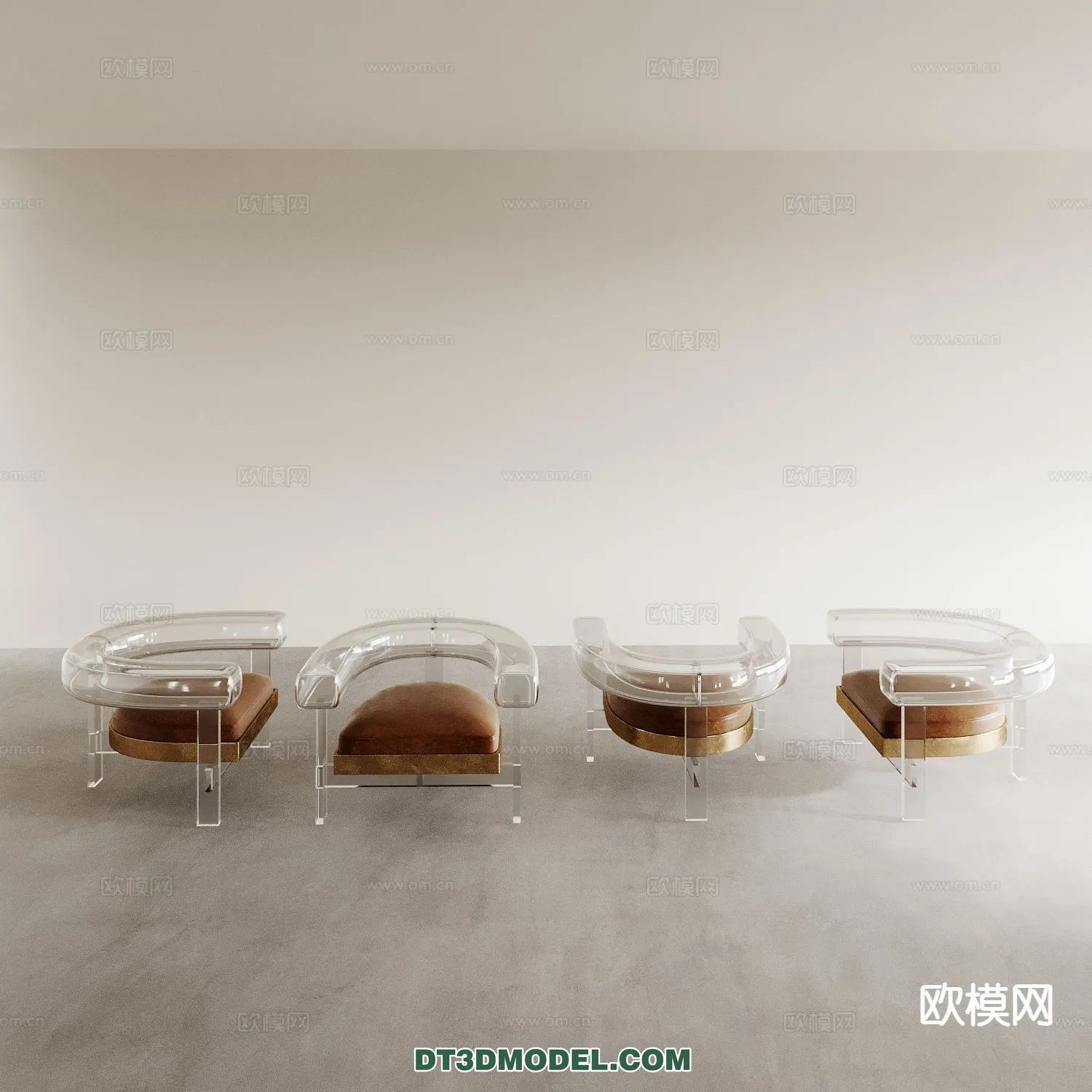 FURNITURE - CHAIR - 3D Model For Interior Design - 2050