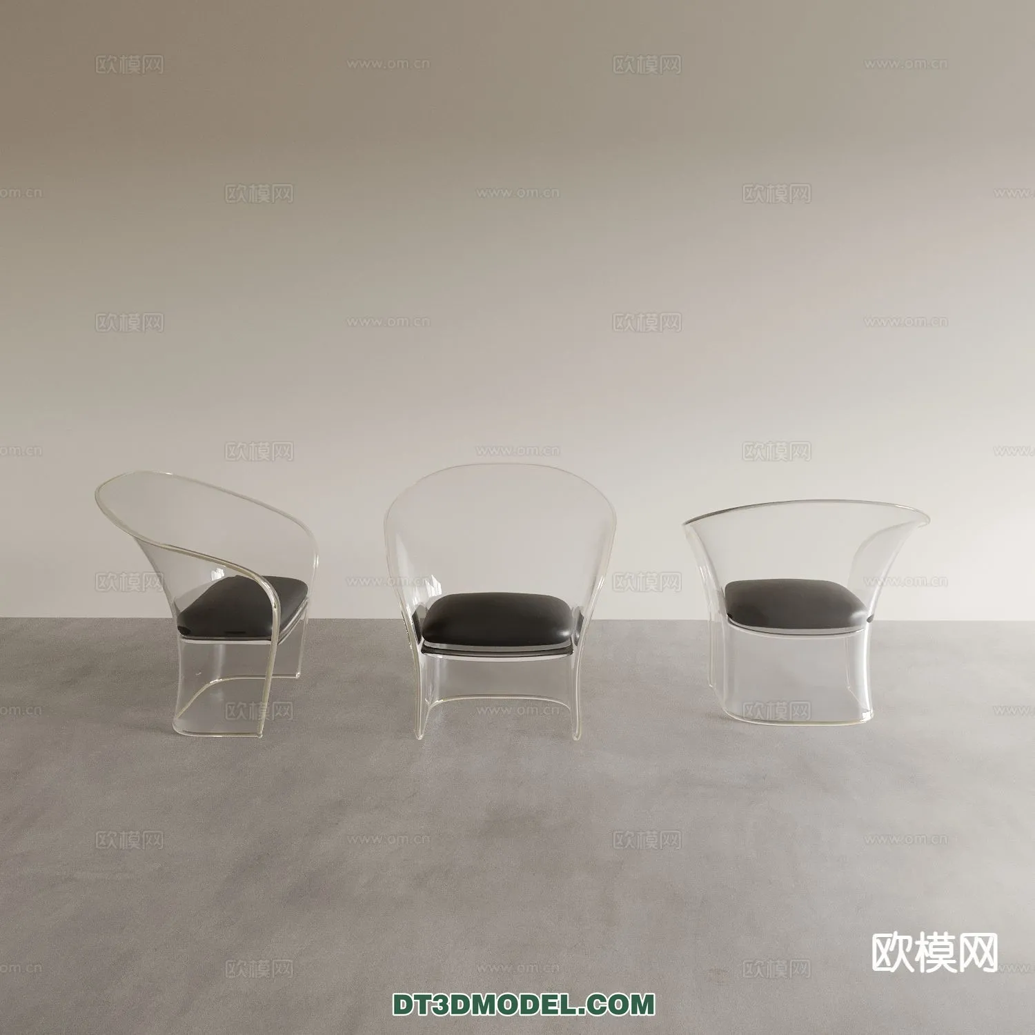 FURNITURE - CHAIR - 3D Model For Interior Design - 2054