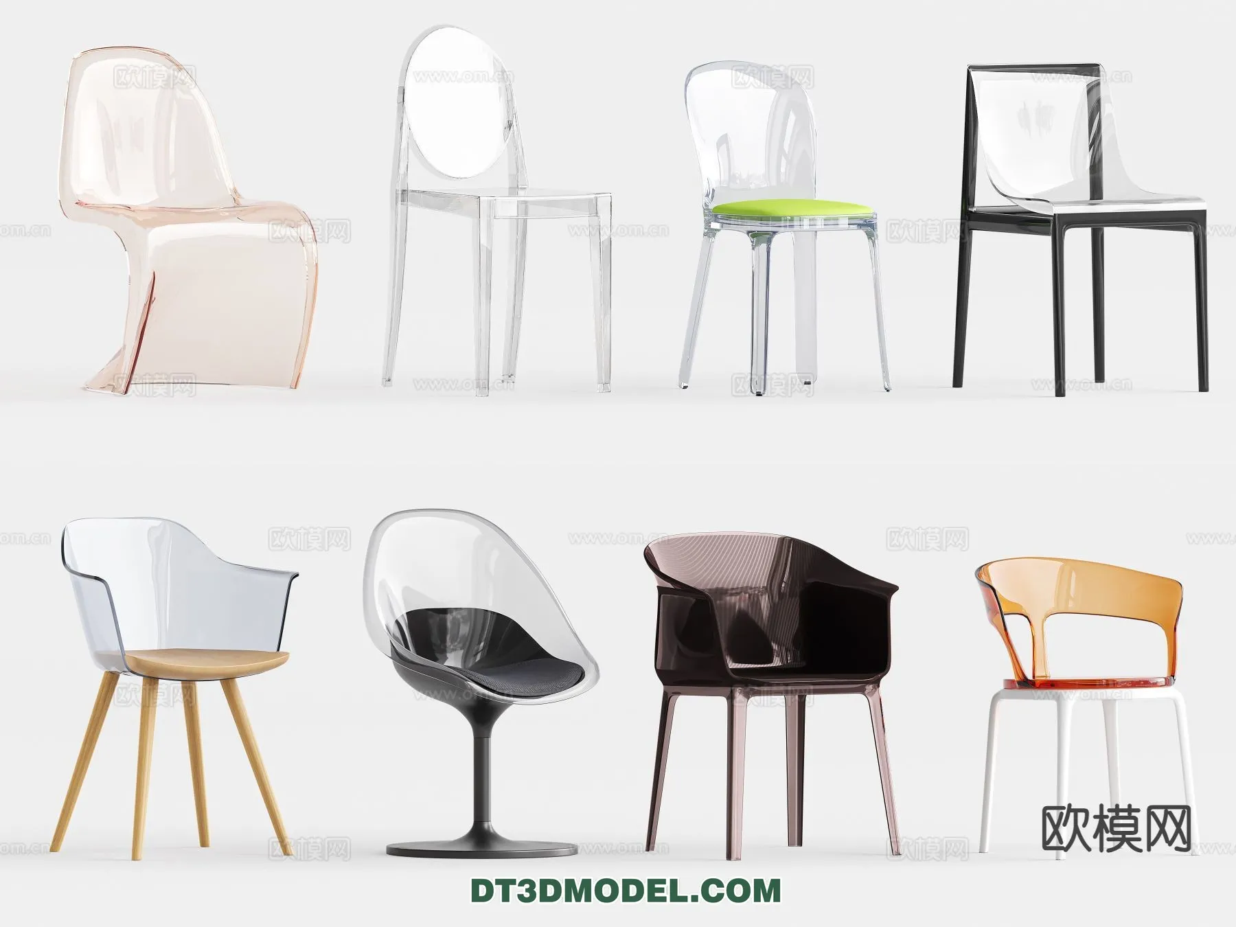 FURNITURE - CHAIR - 3D Model For Interior Design - 2057