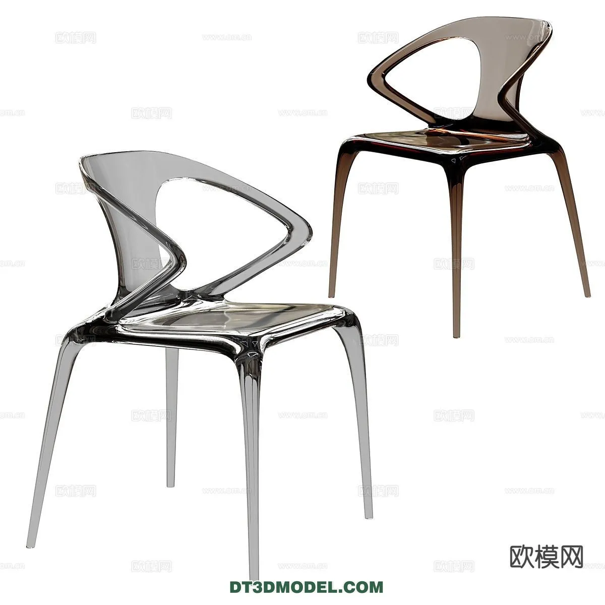 FURNITURE - CHAIR - 3D Model For Interior Design - 2058