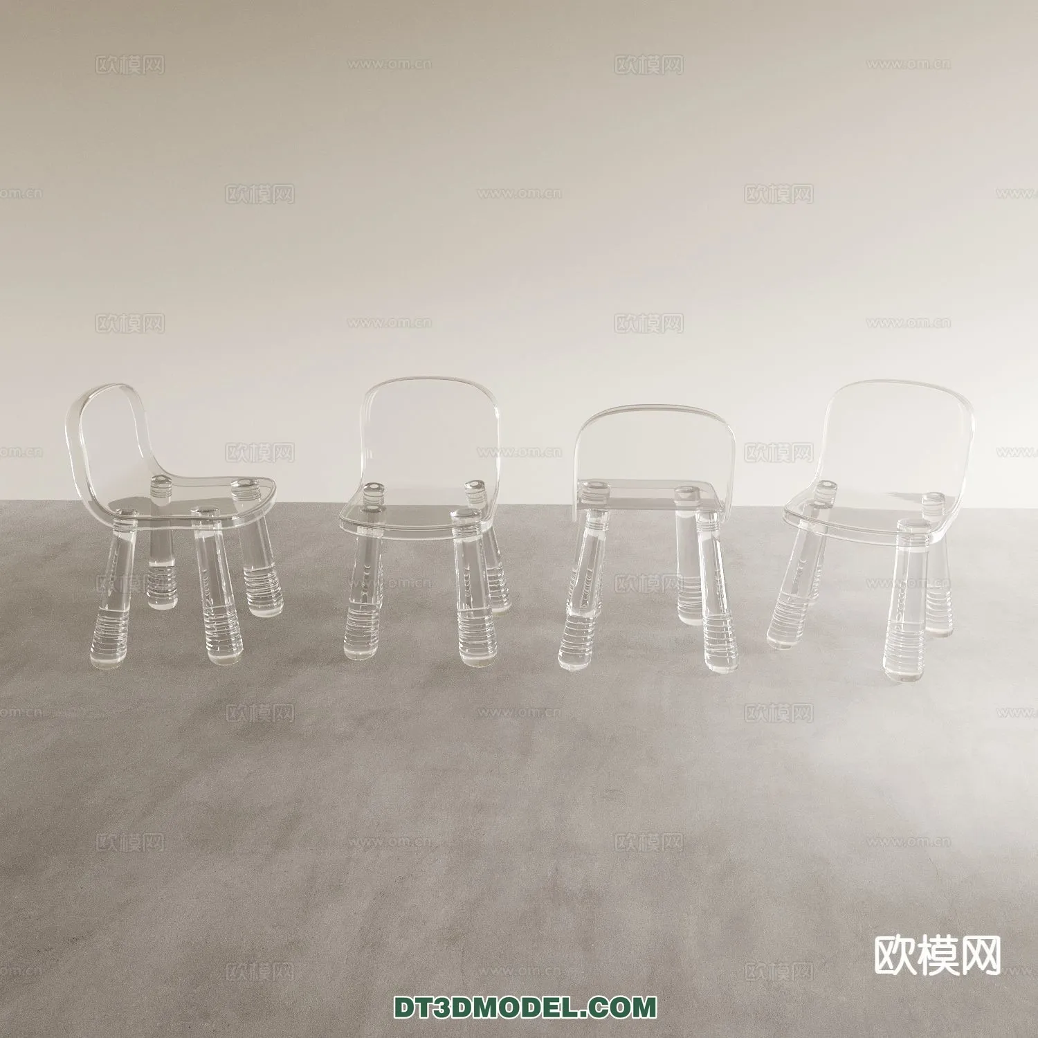 FURNITURE - CHAIR - 3D Model For Interior Design - 2060