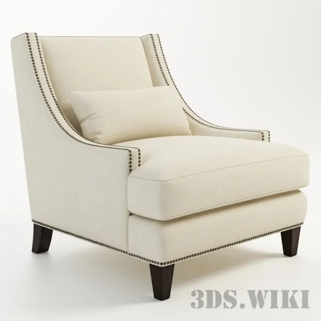 furniture - Chair/armchair  DELFI  602.010-F06 3D Model