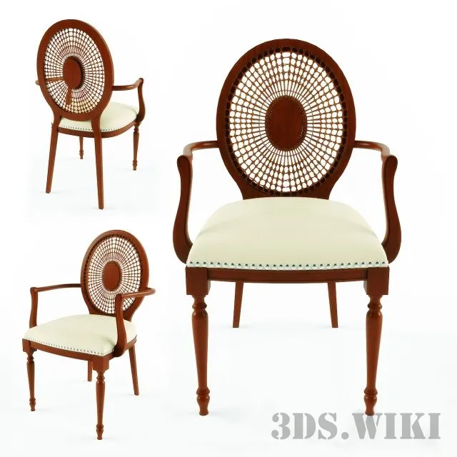 furniture - Chair Capotavola Raggio 3D Model