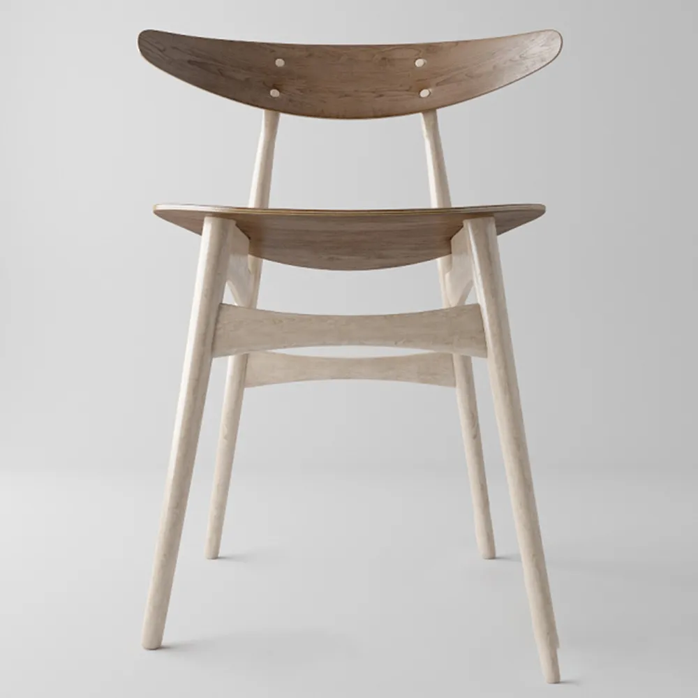 furniture - Chair CH33 by Hans J Wegner 3D Model