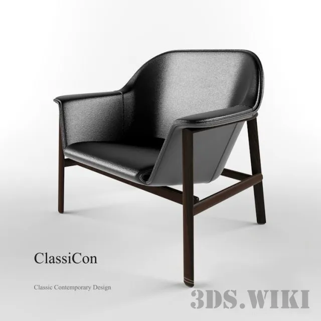 furniture - Chair Classicon Sedan 3D Model