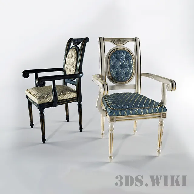 furniture - Chair Daming Italian 3D Model