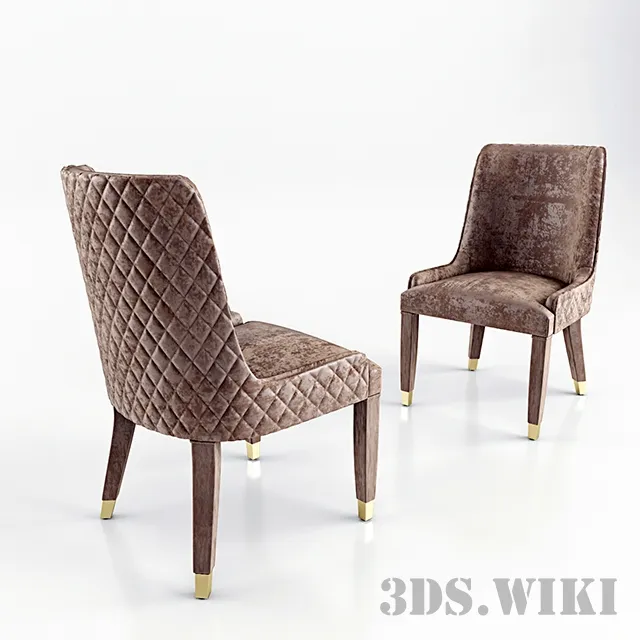 furniture - Chair DV Home Collection BYRON 3D Model