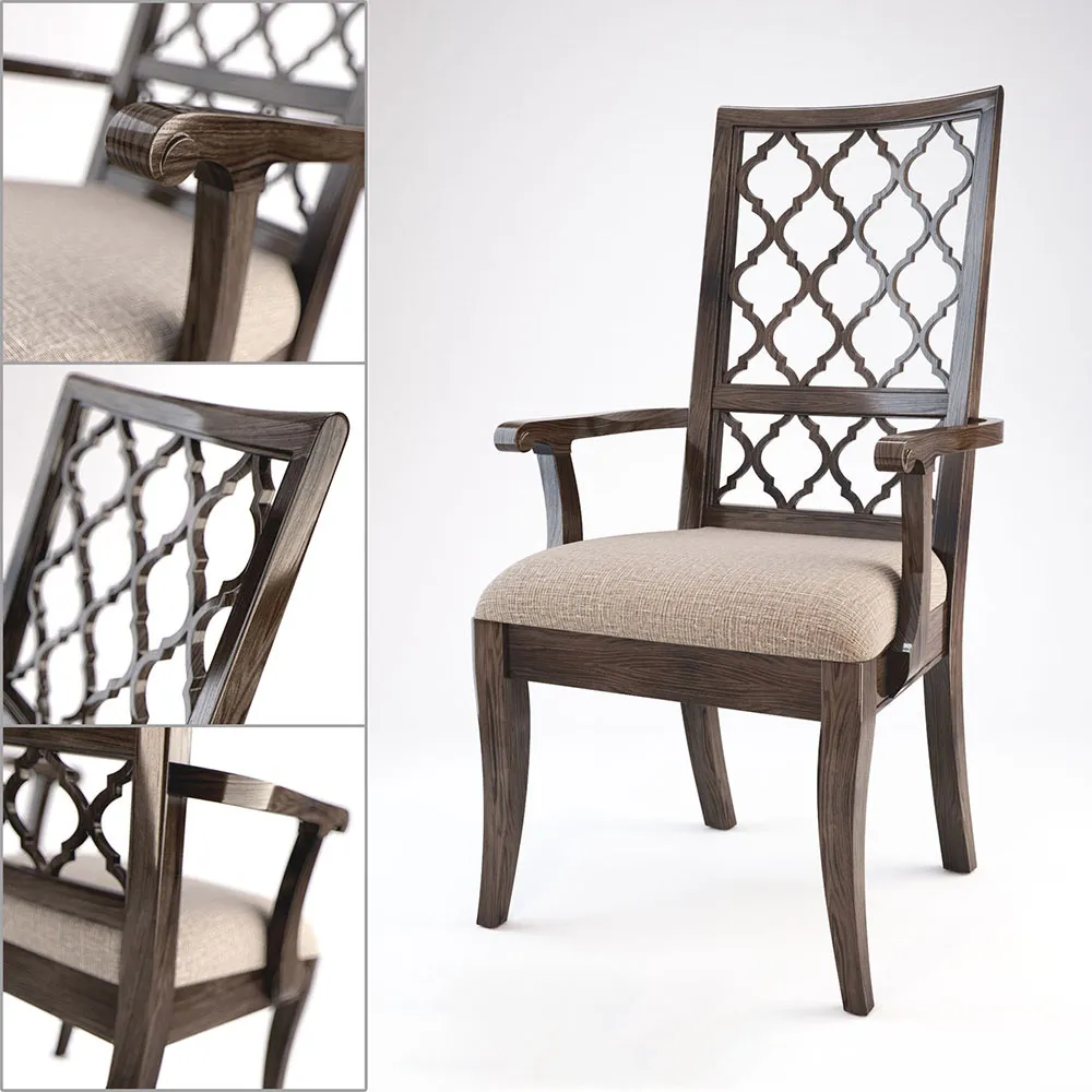 furniture - Chair Emporium Open Fret 3D Model