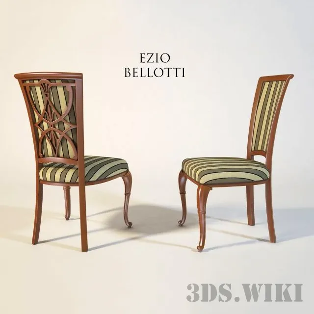 furniture - Chair EZIO BELLOTTI 3D Model